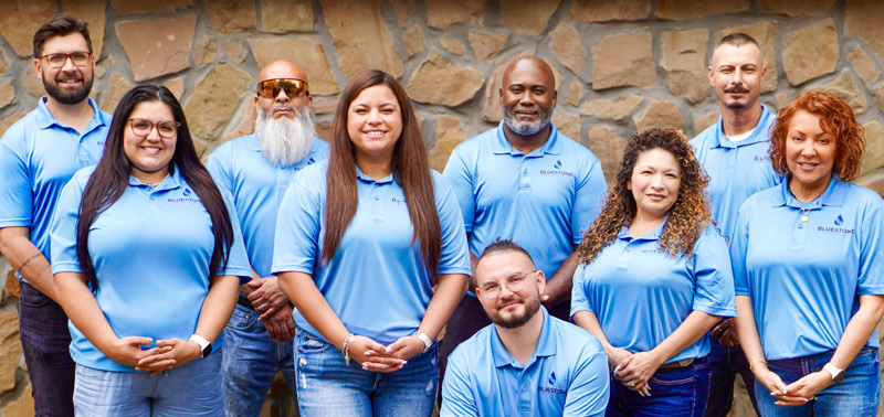 bluestone bathroom remodeling team photo - hero